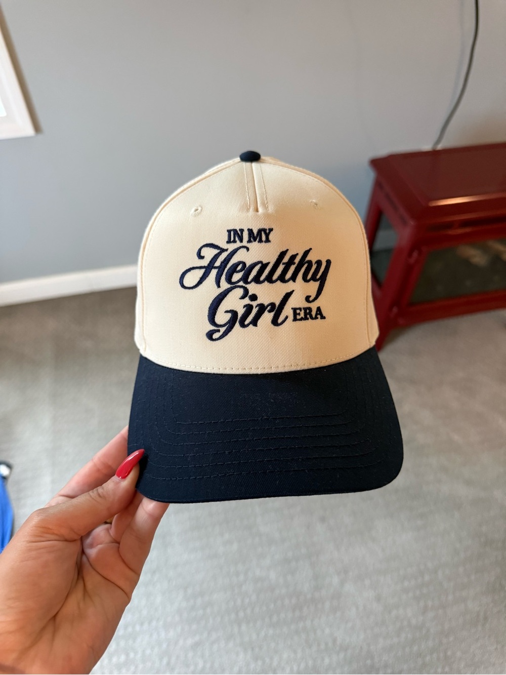 In My Healthy Girl Era Baseball Cap